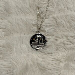 Harry Potter Hogwarts necklace.